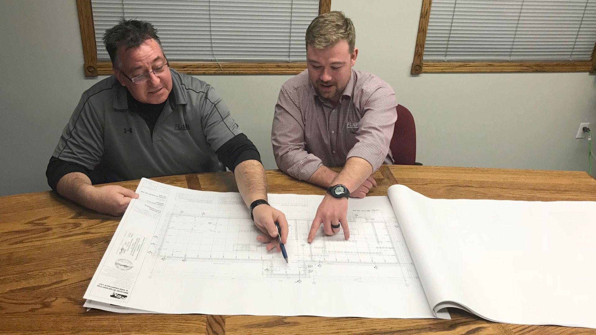 Flaman Grain Systems Specialists with site drawing